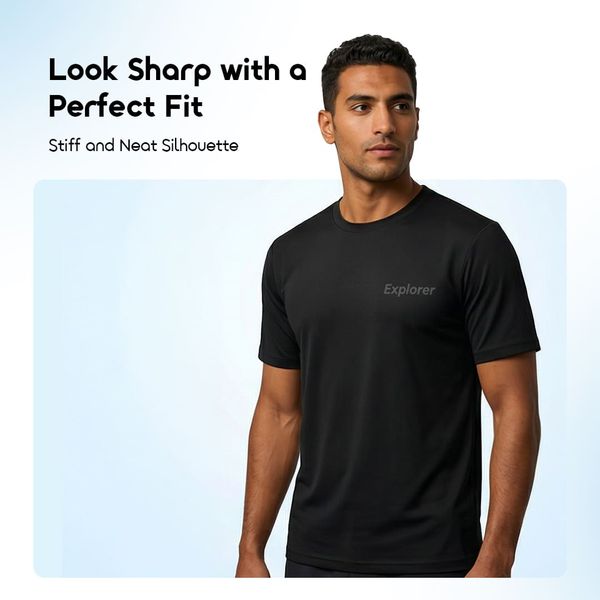 PureGuard 100% Cotton Antibacterial Breathable T-Shirt