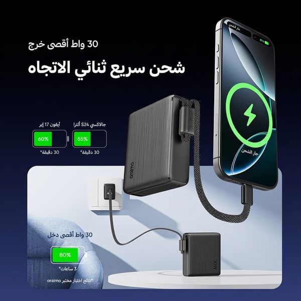 باورنوفا L21 بطارية خارجية سعة 20000 مللي أمبير ساعة