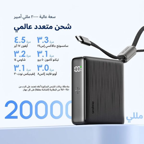 باورنوفا L21 بطارية خارجية سعة 20000 مللي أمبير ساعة