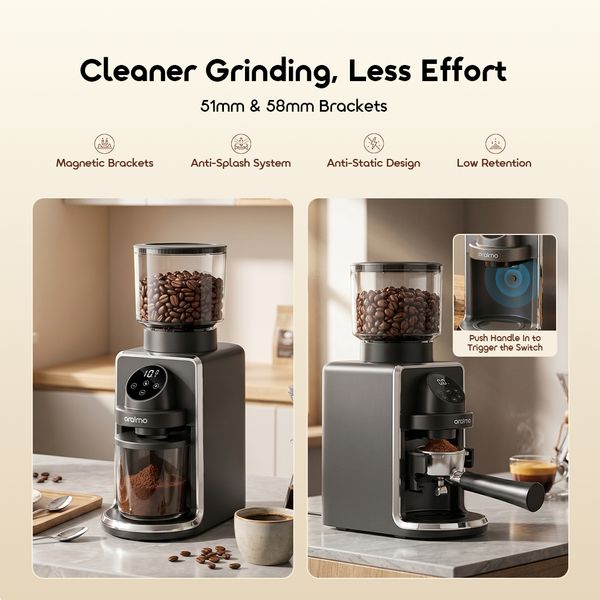 BeanGrind Pro Precision Smart Control Conical Burr Grinder