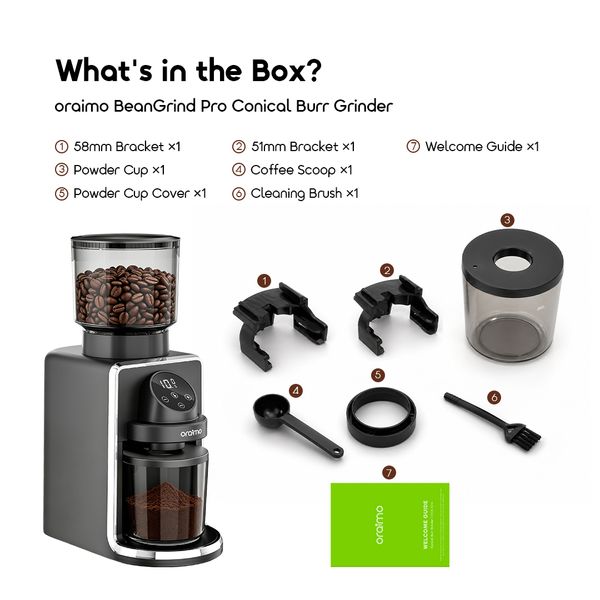 BeanGrind Pro Precision Smart Control Conical Burr Grinder