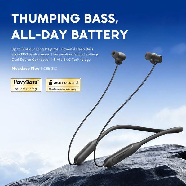 oraimo Necklace Neo Long-lasting Immersive Necklace Neo