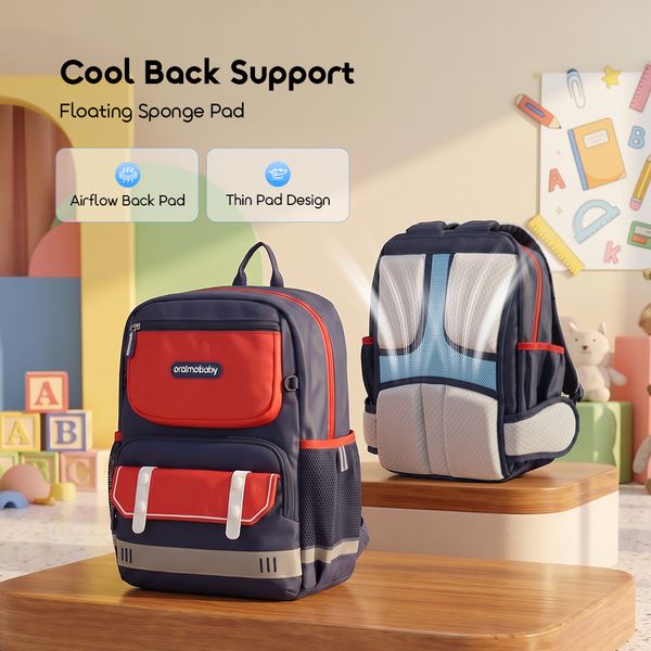 BuddyBag Pressure-Relief Ergonomic Kids School Backpack