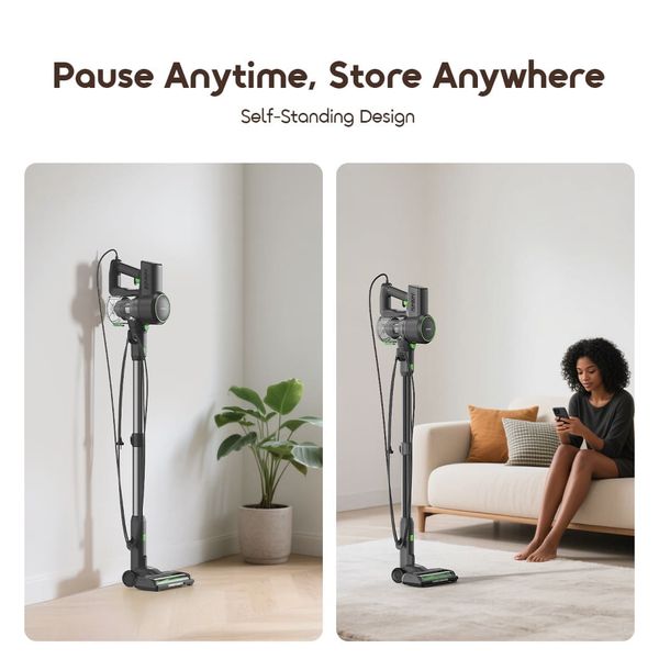 CordForce Plus Corded Stick Vacuum 500W Motor