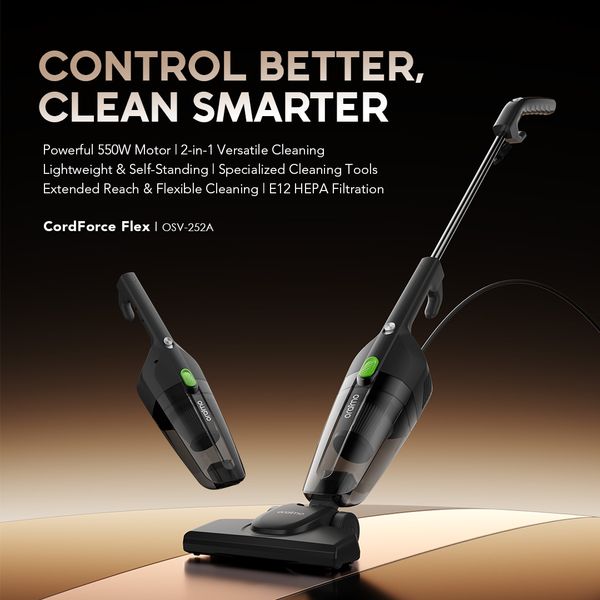 CordForce Flex Corded 2-in-1 Stick Vacuum
