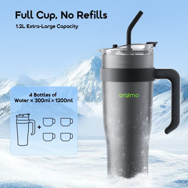 ThermoGo S1200 Gourde isotherme grande capacité 1,2 L