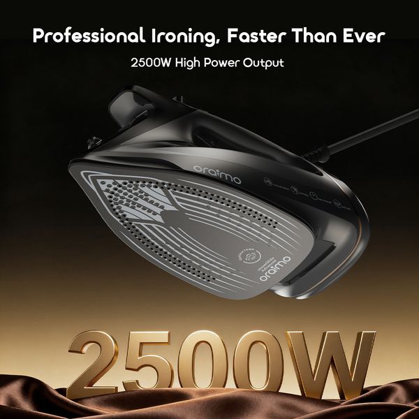 SteamCore 2500W LED Display Electric Iron