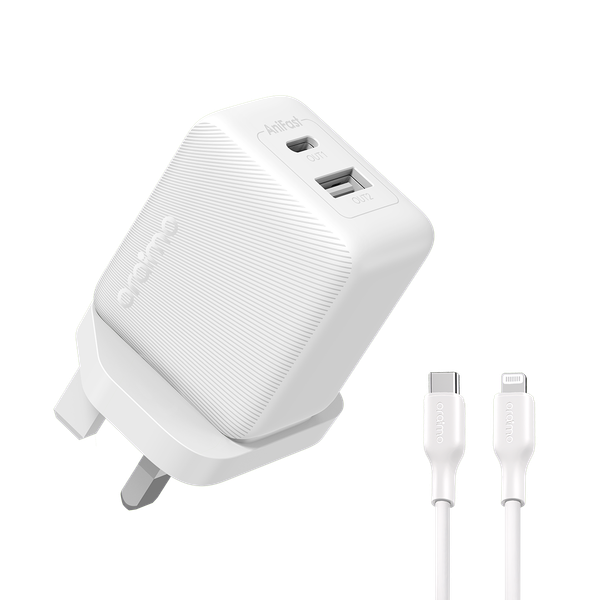 PowerCube 201 UK Type Plug 20W Charger Kit