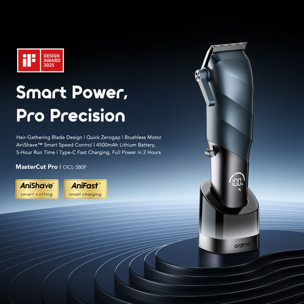 MasterCut Pro 4500mAh AniShave™ Smart Clipper