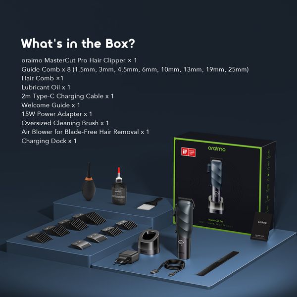 MasterCut Pro 4500mAh AniShave™ Smart Clipper