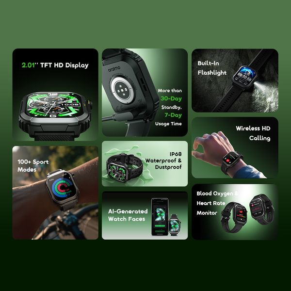 Watch Lumos N HD Display Smart Watch