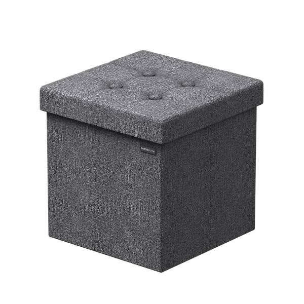 Cozy Pouf de rangement pliable multifonctionnel