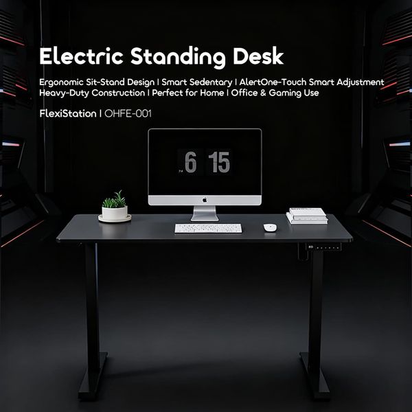 FlexiStation Ergonomic Smart Adjustable Electric Standing Desk
