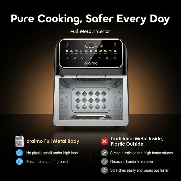 Intellifry 9L 230°C Dual Side Flip Free Air Fryer