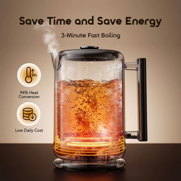 FastBrew Fast Smart 1.7L 316 Stainless Steel Electric Kettle
