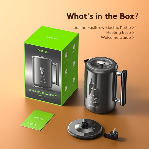 FastBrew Fast Smart 1.7L 316 Stainless Steel Electric Kettle