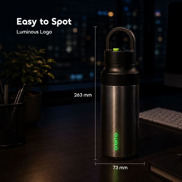 QuickSnap 550 Portable Leakproof 550mL Insulated Water Bottle