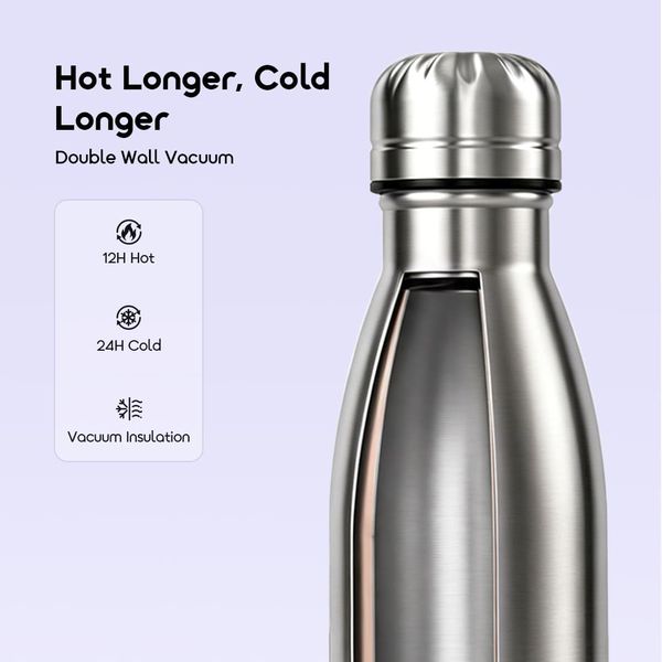 ClassicSeal 500 500ml Compact Leakproof Insulated Water Bottle