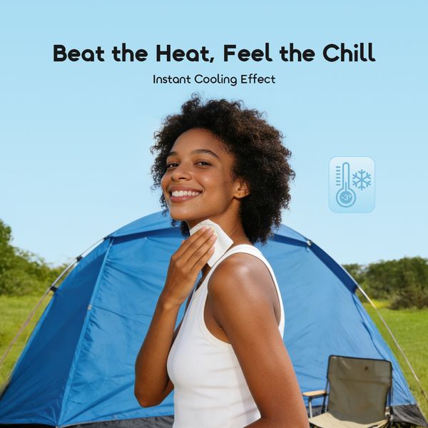 CoolMist Instant Cooling & Long-Lasting Cooling Wipes