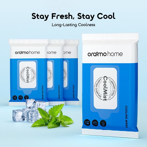 CoolMist Instant Cooling & Long-Lasting Cooling Wipes