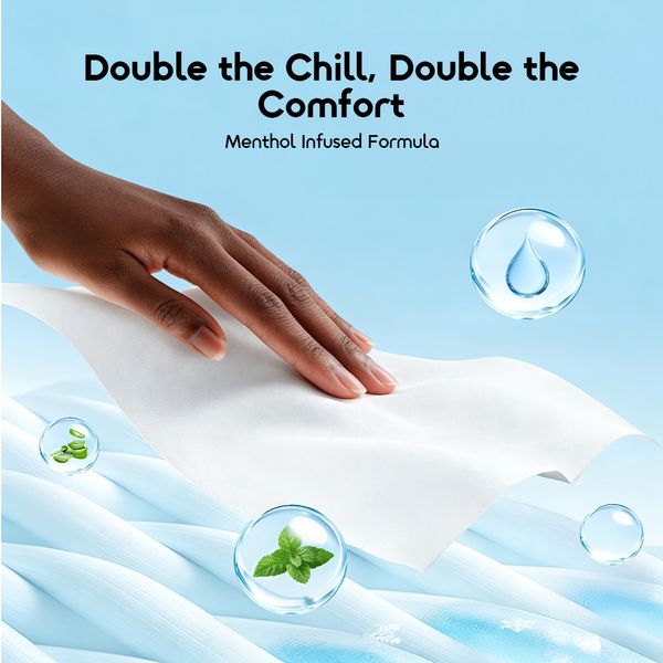 CoolMist Instant Cooling & Long-Lasting Cooling Wipes
