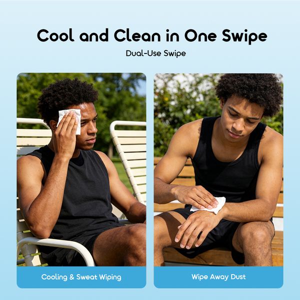 CoolMist Instant Cooling & Long-Lasting Cooling Wipes