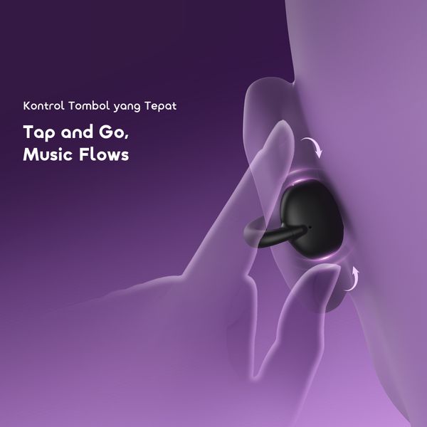 OpenSnap Headphone Nirkabel Sejati dengan Desain Clip-On dan Open-Ear