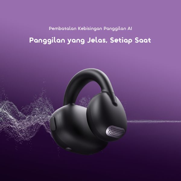 OpenSnap Headphone Nirkabel Sejati dengan Desain Clip-On dan Open-Ear