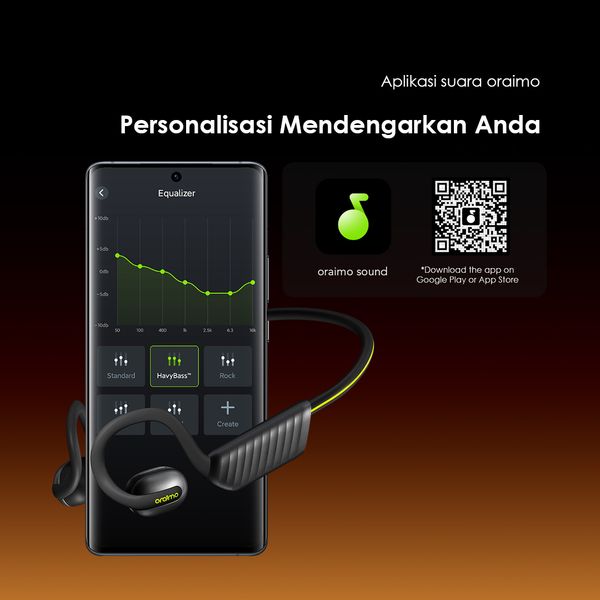 OpenCirclet 2 Headphone Tanpa Penutup Telinga dengan Pelacakan Langkah IPX5