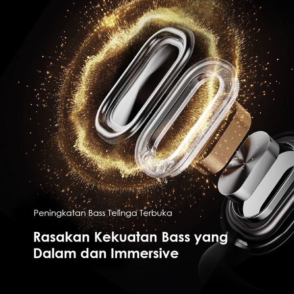 OpenCirclet 2 Headphone Tanpa Penutup Telinga dengan Pelacakan Langkah IPX5