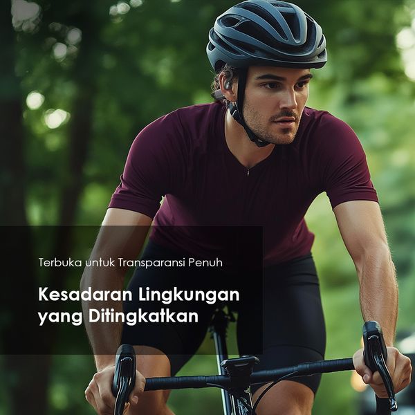 OpenCirclet 2 Headphone Tanpa Penutup Telinga dengan Pelacakan Langkah IPX5