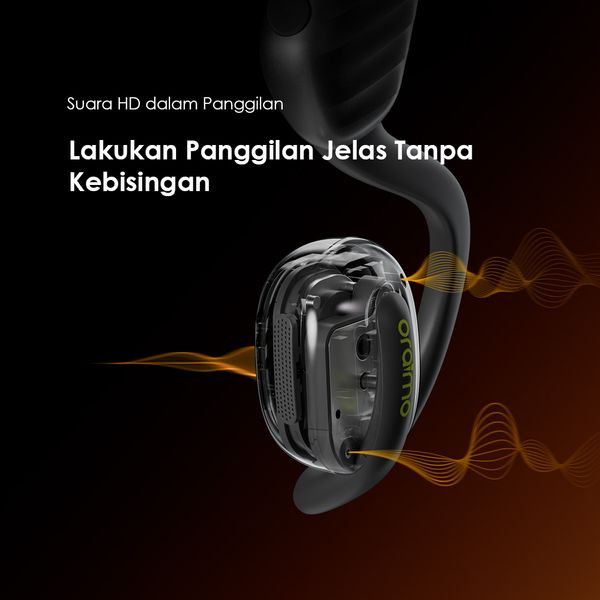 OpenCirclet 2 Headphone Tanpa Penutup Telinga dengan Pelacakan Langkah IPX5