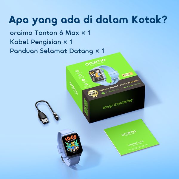 Watch 6 Max Jam Tangan Pintar 6 Max dengan Layar HD 1,83 inci dan Fitur Panggilan