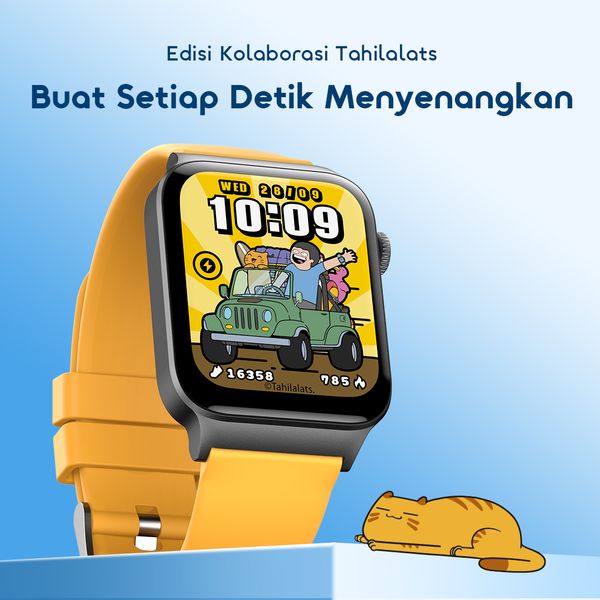 Watch 6 Max Jam Tangan Pintar 6 Max dengan Layar HD 1,83 inci dan Fitur Panggilan