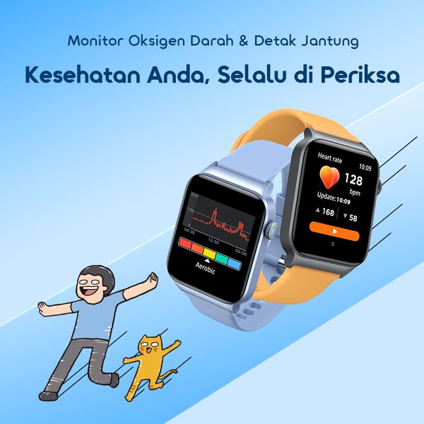 Watch 6 Max Jam Tangan Pintar 6 Max dengan Layar HD 1,83 inci dan Fitur Panggilan