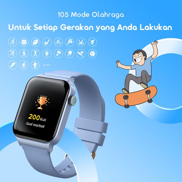 Watch 6 Max Jam Tangan Pintar 6 Max dengan Layar HD 1,83 inci dan Fitur Panggilan