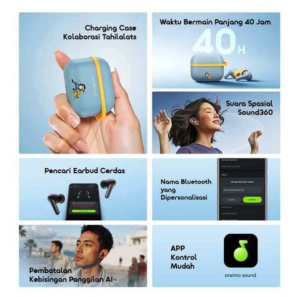 x Tahilalats SpaceBuds Lite True Wireless Earbuds