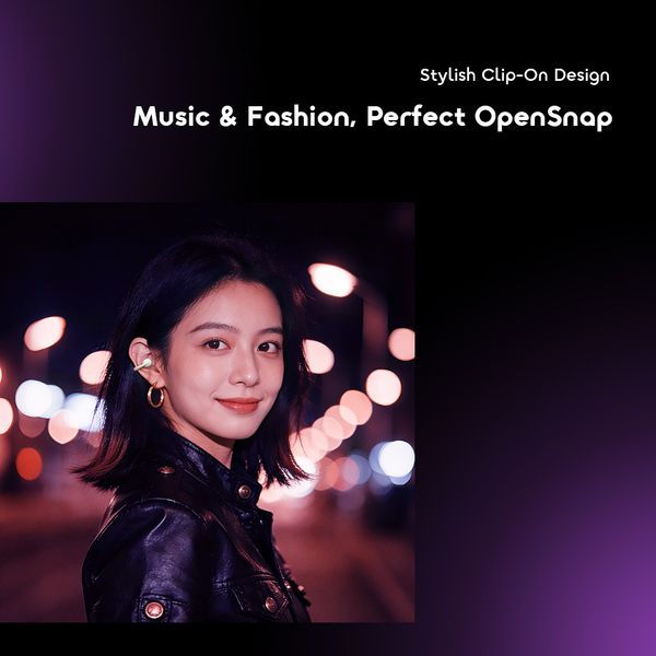 OpenSnap Clip-On True Wireless Earphones