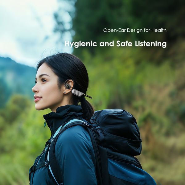 OpenCirclet 2 IPX5 Steps Tracking Open-Ear Earphones