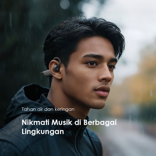 OpenCirclet 2 Headphone Tanpa Penutup Telinga dengan Pelacakan Langkah IPX5