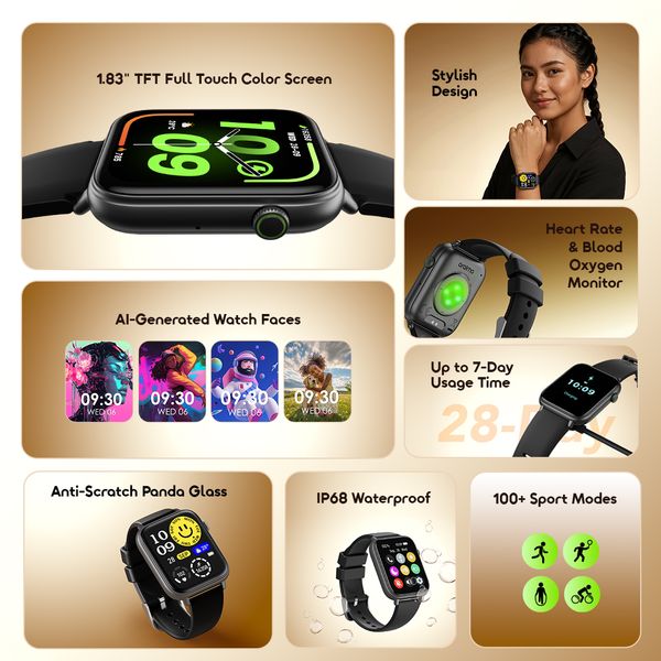 Watch 6N 1.83'' Full Touch Color Screen Smart Watch