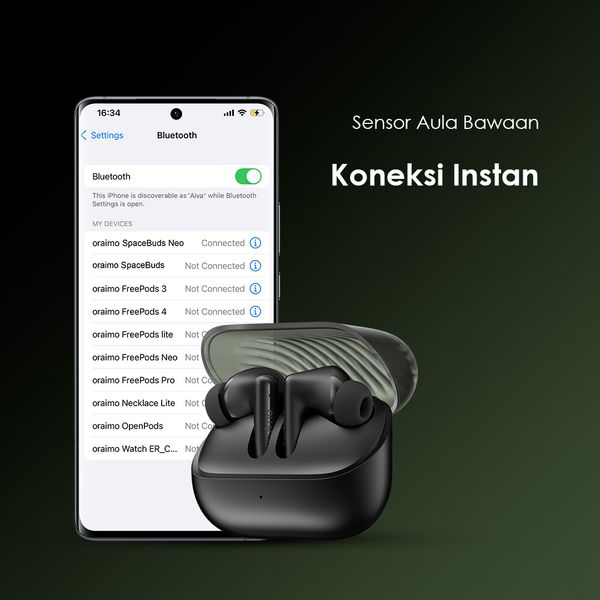 SpaceBuds Neo Earbuds Nirkabel Sejati dengan Teknologi Ruang Suara