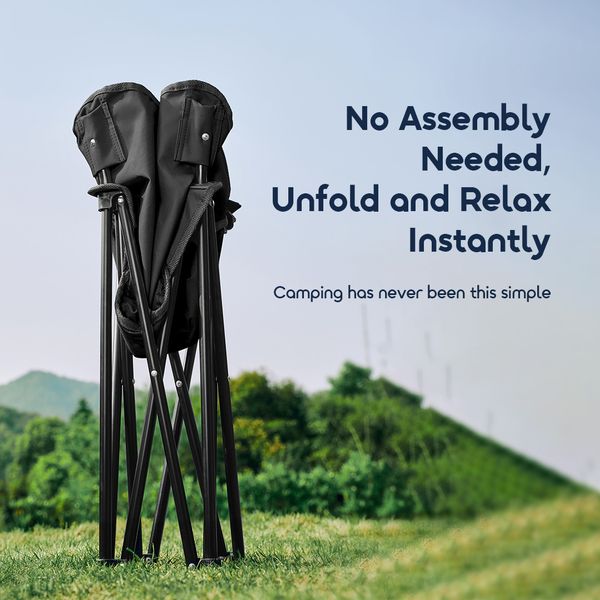 CampCradle Folable Nylon Camping Chair
