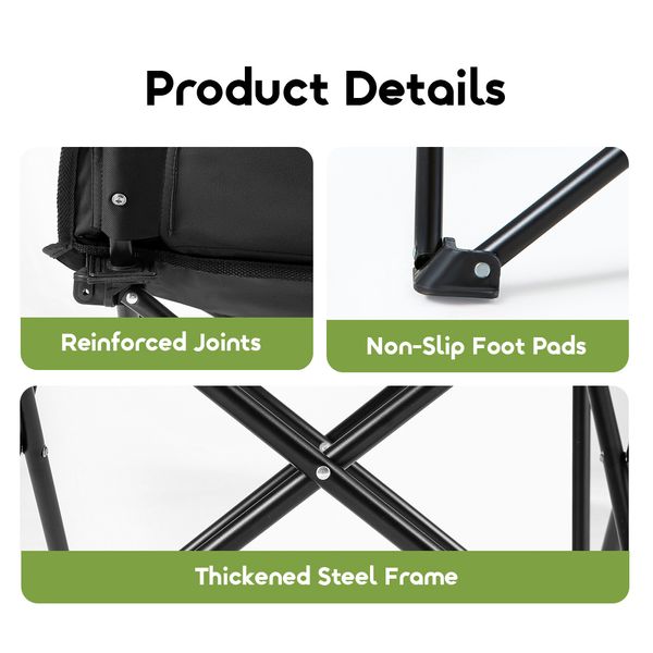 CampCradle Folable Nylon Camping Chair