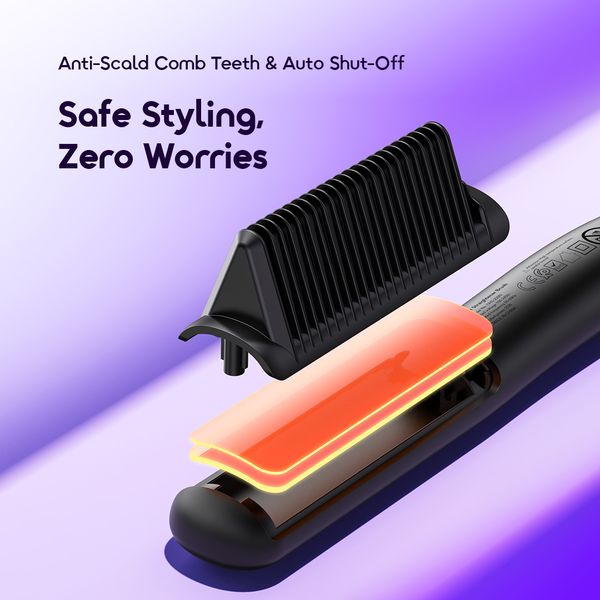 SleekWave Hair Straightener Brush