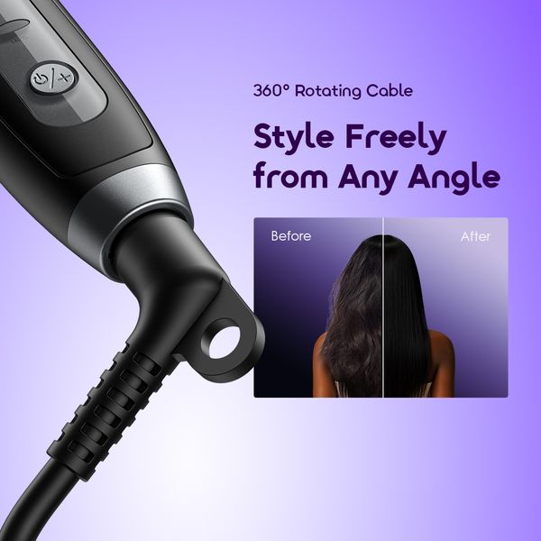 SleekWave Hair Straightener Brush