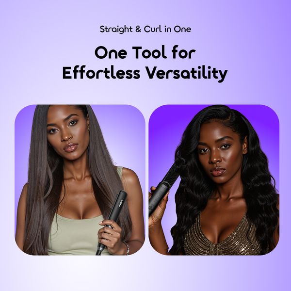 SleekWave Hair Straightener Brush