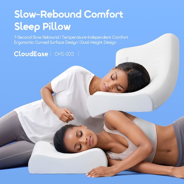 CloudEase Slow Rebound Comfort Sleep Pillow