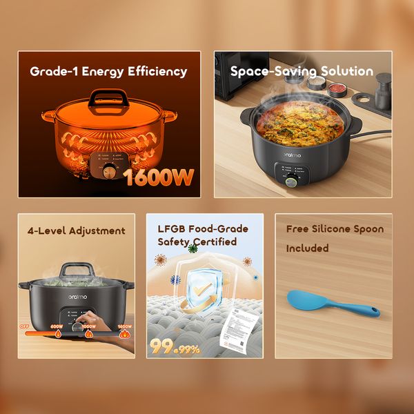 MultiPot S1 Lite 6L Energy-Saving Electric Hotpot