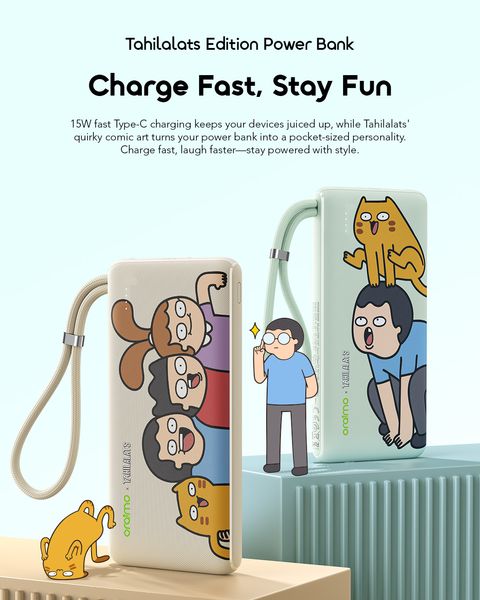 Toast 15 Boost Power Bank 15W Pengisian Cepat dengan 3 Port